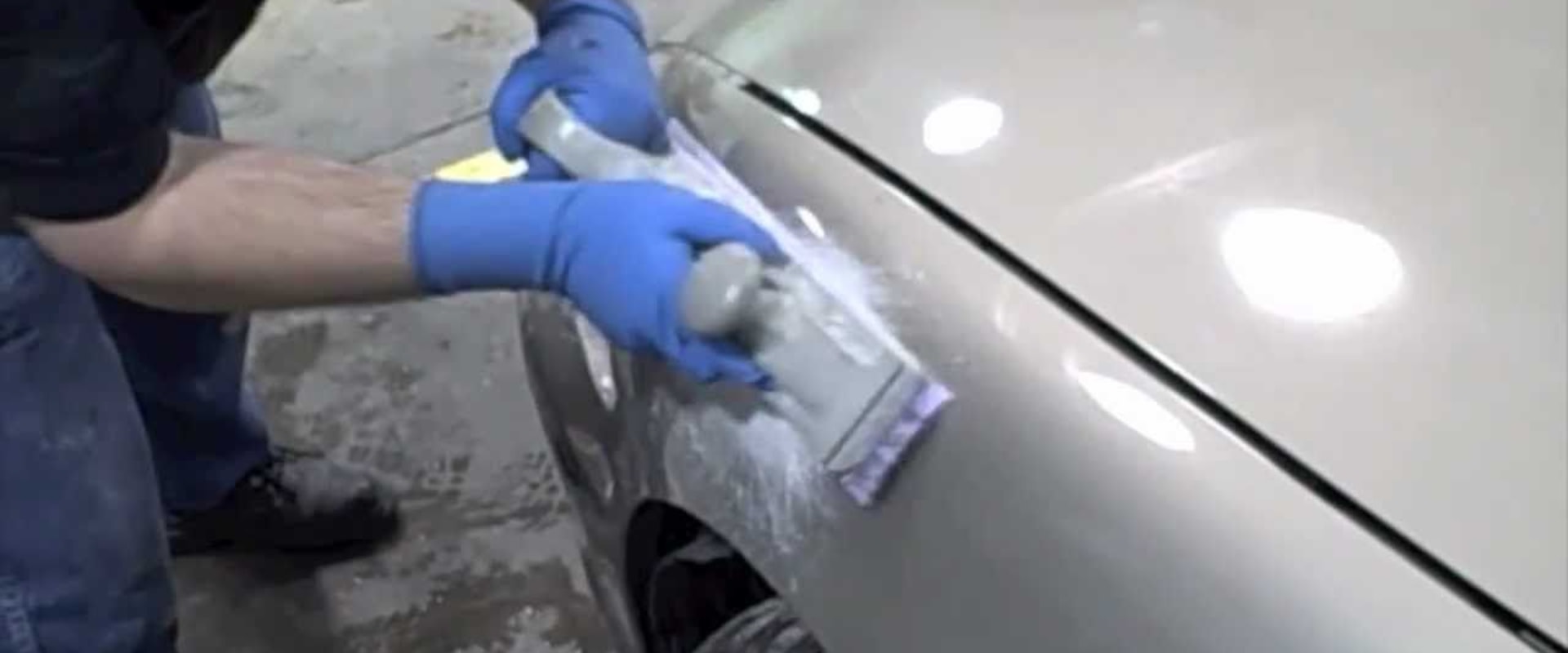 Auto Body Dent Repair Process