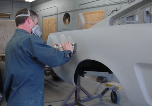Painting a Car with Primer and Base Coat